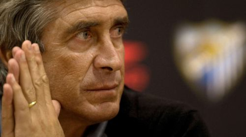 Manuels Pelegrīni piekritis vadīt "Malaga" līdz 2013. gadam
Foto: AFP/ Scanpix