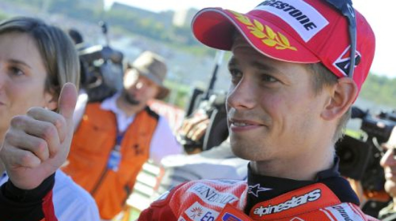 Kvalifikācijas uzvarētājs Keisijs Stouners ("Ducati")
Foto: AFP/Scanpix