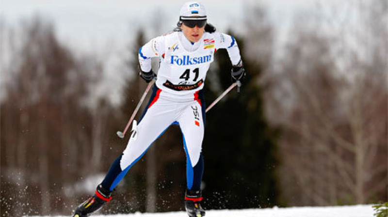 Uzvarētāja sieviešu sprintā Trīne Ojaste.
Foto: Felgenhauer/NordicFocus