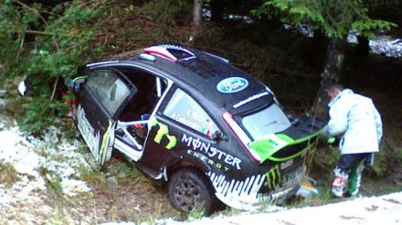 Kena Bloka automašīna pēc avārijas
Foto: www.flickr.com