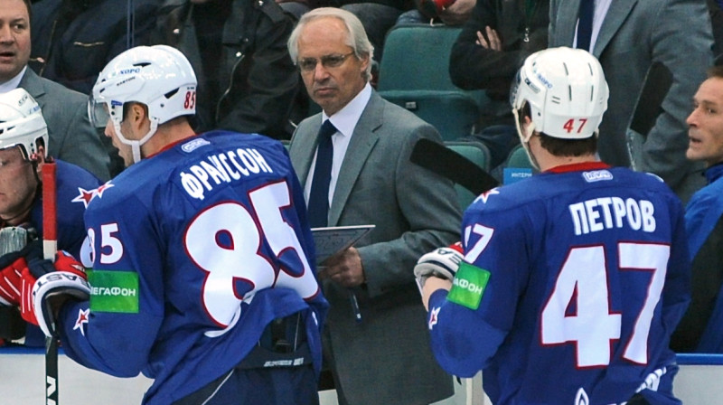 Vāclavs Sikora (centrā) 
Foto: ITAR-TASS/Scanpix