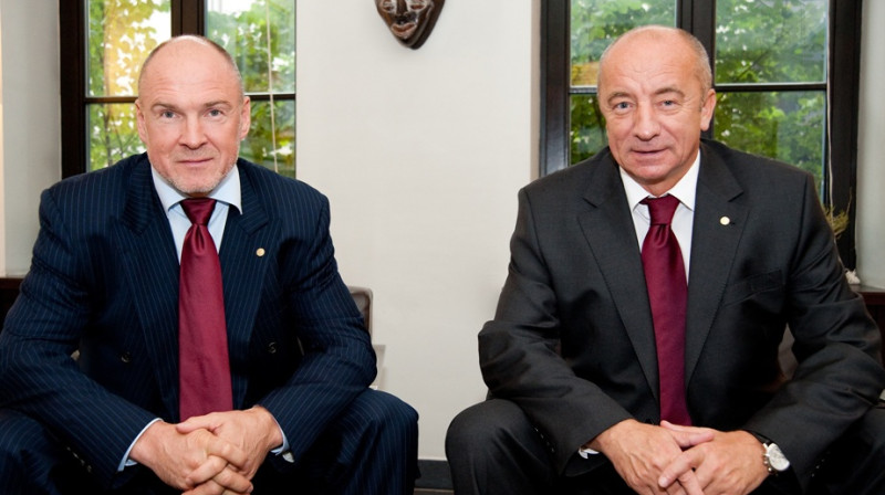 Guntis Indriksons un Jānis Mežeckis
Foto: lff.lv