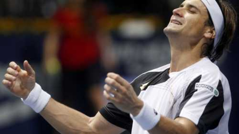 Davids Ferers kvalificējās finālturnīram, neraugoties uz šodienas zaudējumu
Foto: AP/Scanpix