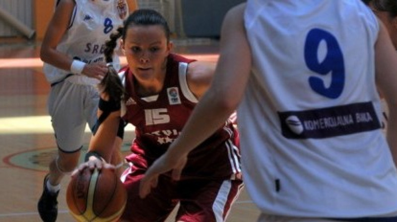 Anete Šteinberga ir otra rezultatīvākā "UTEP Miners" spēlētāja
Foto: sportacentrs.com