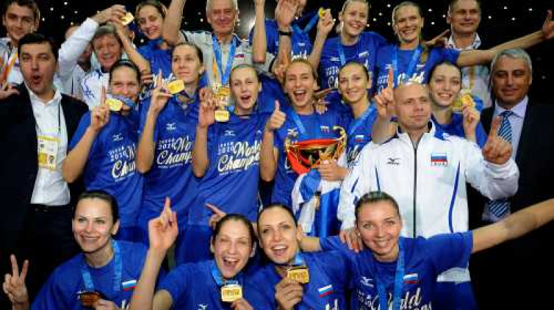 Krievijas volejbolistes
Foto: FIVB