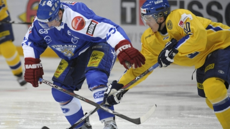 Uzvara pār zviedriem ļāva Somijai triumfēt arī visā turnīrā.
Foto: Scanpix Sweden