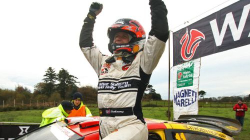 Peters Solbergs Velsas rallijā izcīnīja otro vietu
Foto: ewrc.cz