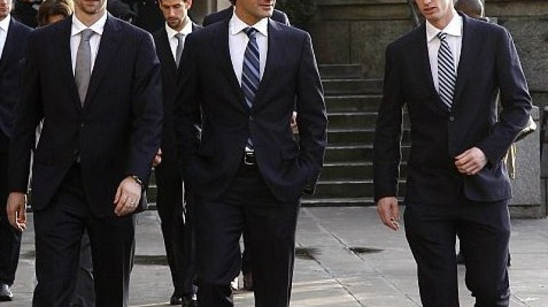 Robins Soderlings, Rodžers Federers un Endijs Marejs. Vai uzvarēs kāds no viņiem?
Foto: AP/Scanpix