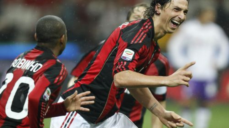 Zlatans Ibrahimovičs ar astoņiem vārtu guvumiem kļuvis par vienu no labākajiem līgas snaiperiem
Foto: AP/Scanpix