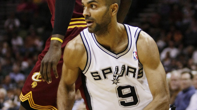 "Spurs" no zaudējuma neglāba arī Tonija Pārkera 23 gūtie punkti
Foto: AP/Scanpix