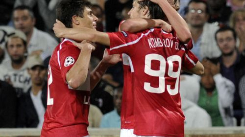 Vai Maskavas "Spartak" futbolisti līksmos arī šovakar?
Foto: AFP/Scanpix