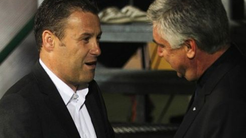 Pavels Hapals un Karlo Ančeloti
Foto: uefa.com