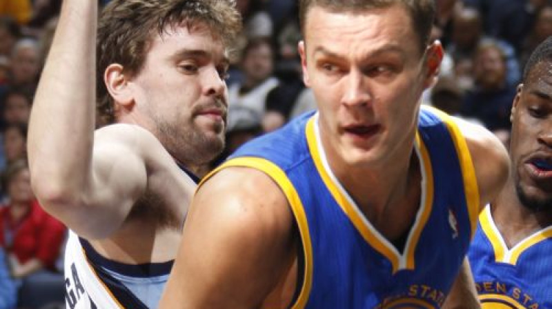 Andris Biedriņš atkal starp labākajiem NBA 
Foto: AP/Scanpix