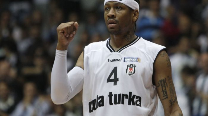 Eiropas basketbols ir pavisam cita pasaule - tagad par to pārliecinās arī Aiversons
Foto: AP/Scanpix
