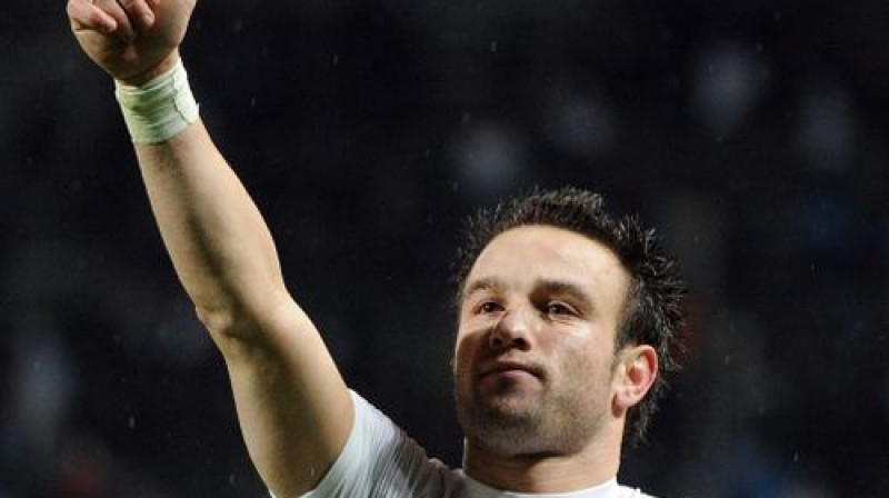 Matjē Valbuena atzīmē vārtu guvumu
Foto: AFP/Scanpix
