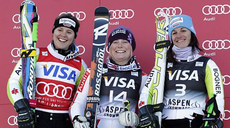 Goda pjedestāls milzu slalomā
Foto: AFP/Scanpix