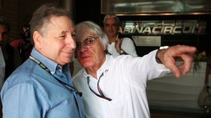 Žans Tods un Bernijs Eklstons
Foto: AFP/Scanpix