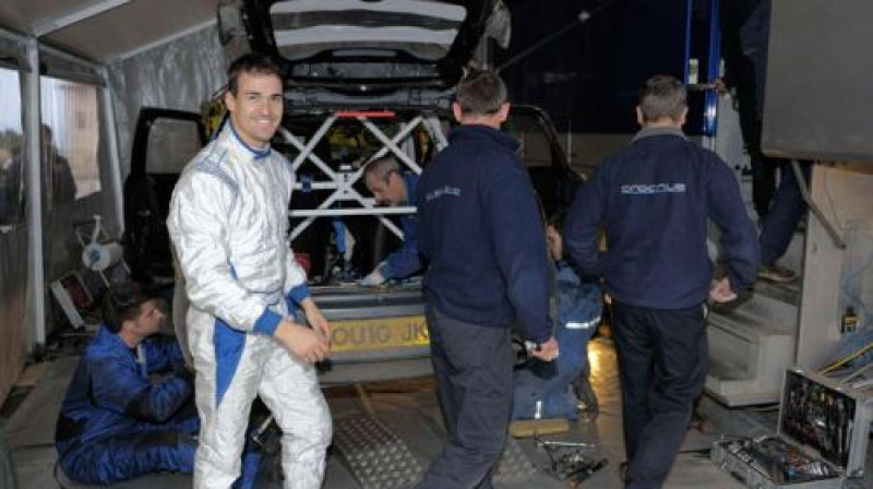 Dani Sordo jau "Mini" komandas nometnē
Foto: www.rallyes.net