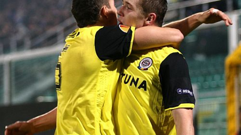 "Sparta" var līksmot
Foto: AP/Scanpix