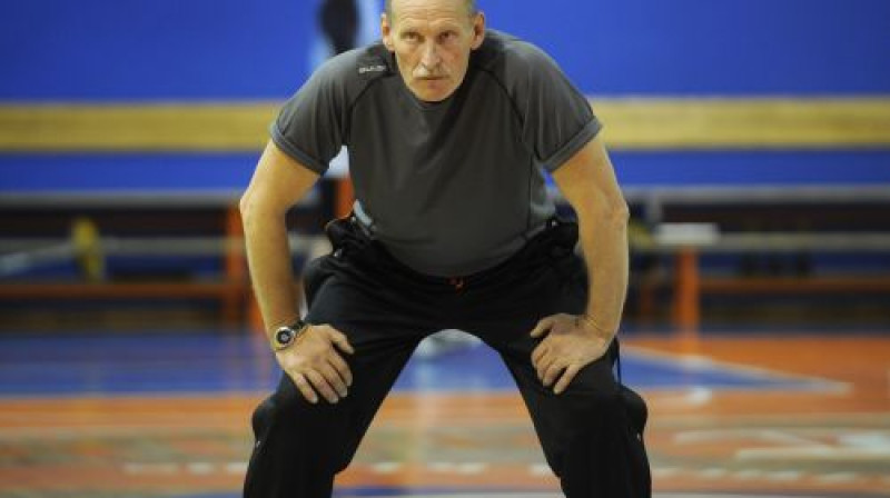 Pēteris Višņēvics, "Turība" galvenais treneris
Foto: Romāns Kokšarovs, Sporta Avīze, f64