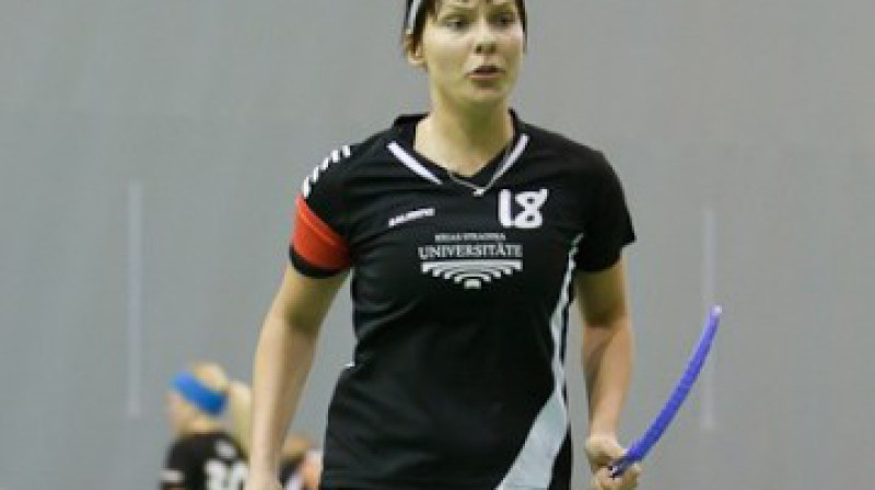 Gunita Kārkliņa 
Foto: Mārtiņš Šults, www.floorball.lv