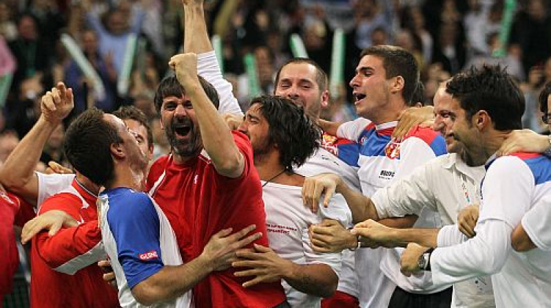 Serbija līksmo
Foto: AP/Scanpix