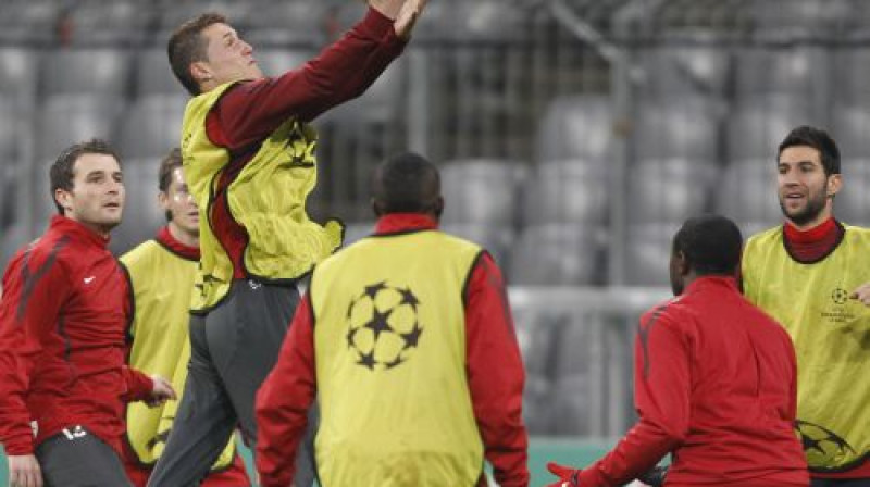 ''Basel'' spēlētāju treniņš Minhenē
Foto: AP/Scanpix