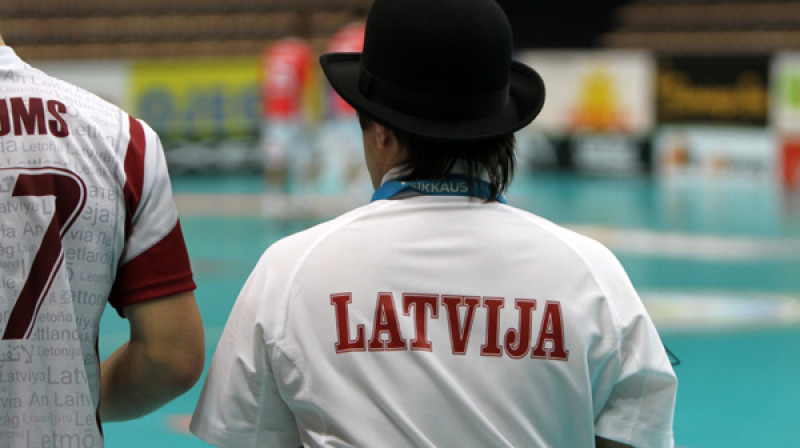 Tādu cepuri Helsinkos dod par "hat-trick", mūsējiem tikušas jau piecas...
Foto: Ritvars Raits