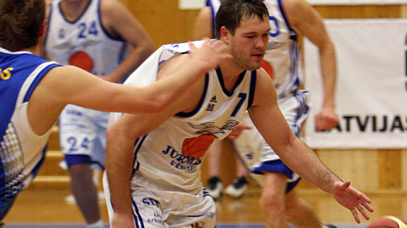 Atis Ozols Jūrmala/Fēnikss: vai būs revanšs pret Latvijas Universitāti?
Foto: Renārs Buivids