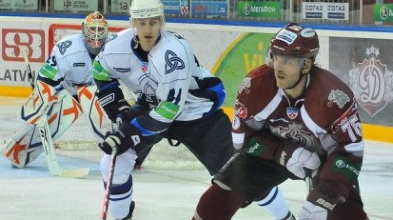 Ģirts Ankipāns pirmajā mačā pret "Neftekhimik"
Foto: Romualds Vambuts, Sportacentrs.com