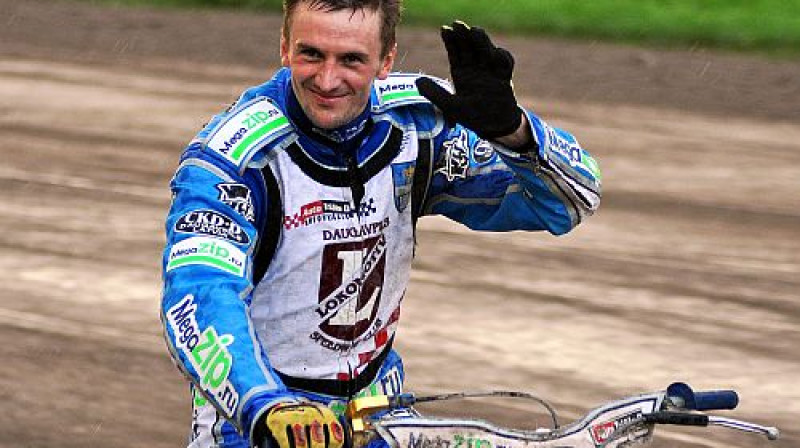 Grigorijs Laguta ir daudzu Latvijas spīdveja cienītāju elks
Foto: Jevgēņijs Jaņens, Sportacentrs.com