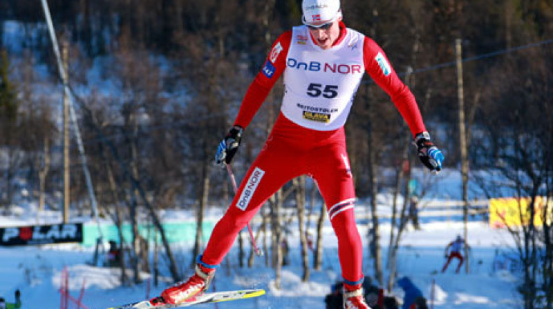 Uzvarētājs Rogers Djupviks.
Foto: www.langrenn.com