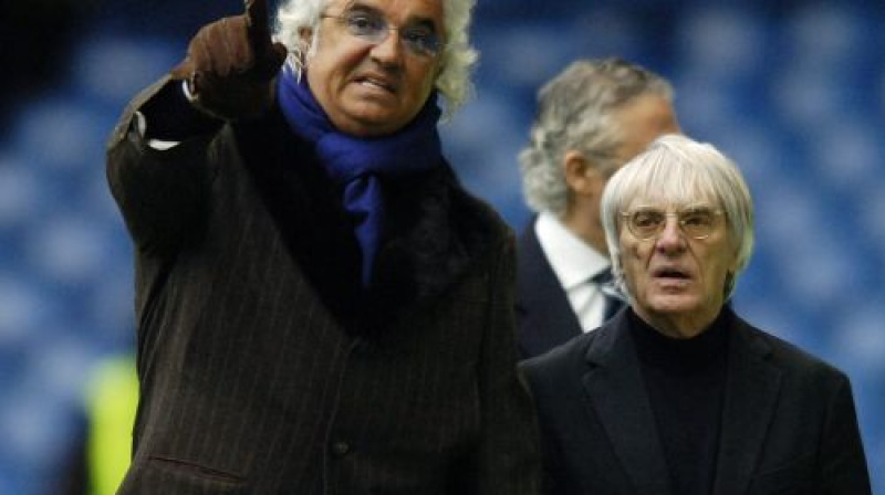 Flavo Briatore un Bernijs Eklstons
Foto: Professional Sport/Scanpix