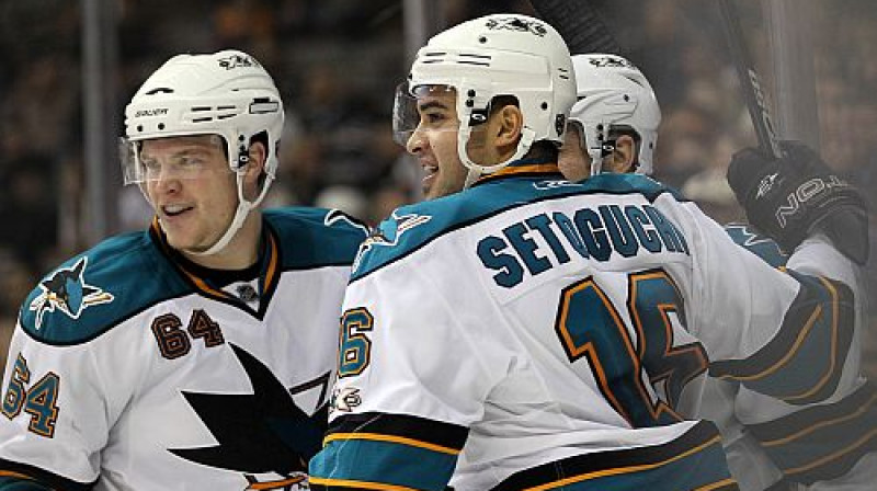 "Sharks" hokejisti
Foto: AP/Scanpix