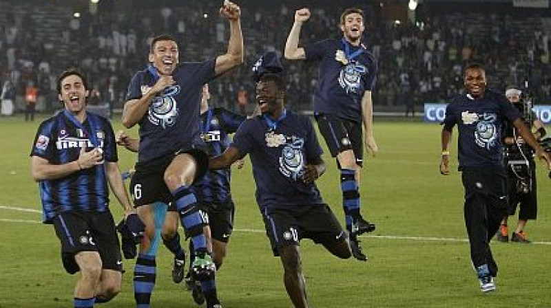 "Inter" līksmo
Foto: Reuters/Scanpix