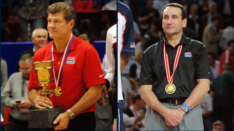 Geno Auriemma, Mike Krzyzewski
Foto: www.usabasketball.com