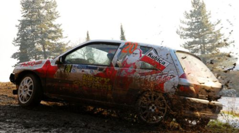 Roberta Kubicas automašīna aizvadītajā ''Internazionale il Ciocchetto'' rallijā
Foto: www.cioccocentromotori.it