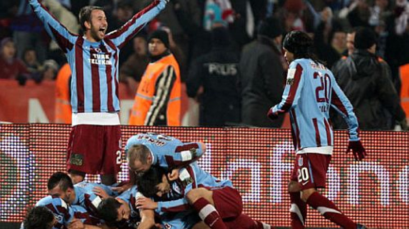 ''Trabzonspor'' spēlētāji - rudens čempioni
Foto: trabzonspor.org.tr