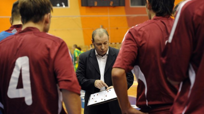 Latvijas telpu futbola izlases galvenais treneris Artūrs Šketovs
Foto: lff.lv