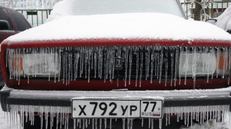Šobrīd Maskava cīnās ar ledu...
Foto: ITAR-TASS