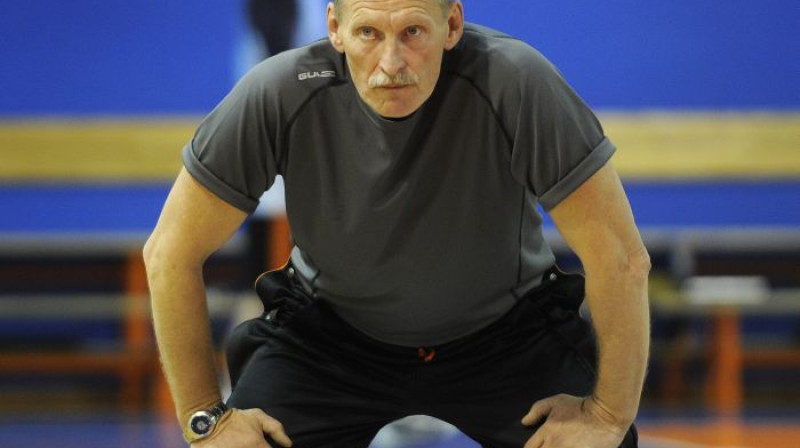 Pēteris Višņēvics - dzelžainākais rokasspiediens, kādu gadījies sajust!
Foto: Romāns Kokšarovs, Sporta Avīze