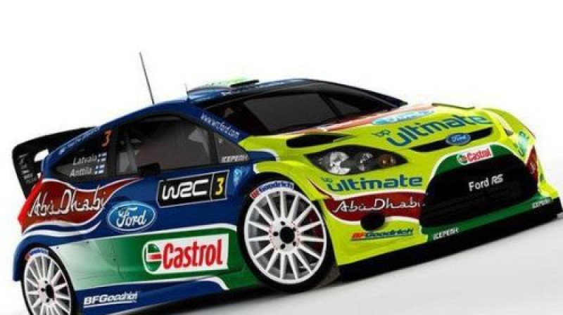 Iespējams, 2011. gada "Ford Fiesta RS WRC" automašīna izskatīsies šādi
Foto: www.motorsportforums.com
