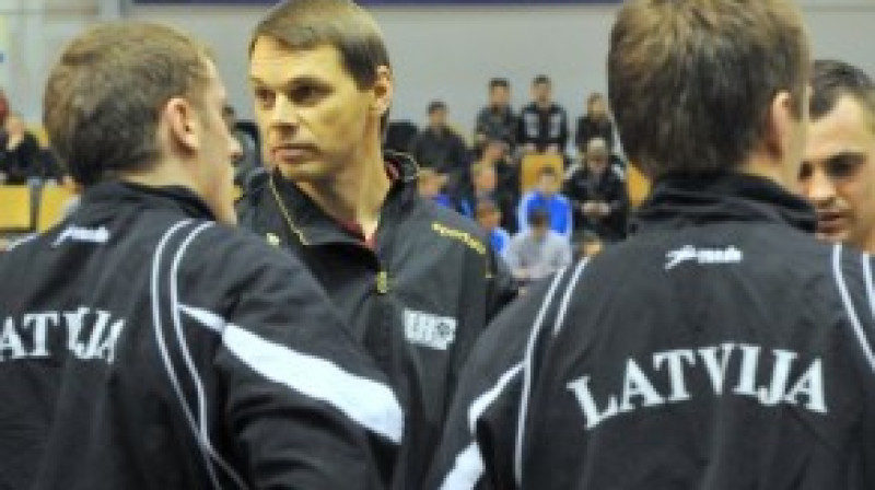 Latvijas rokasbumbas izlasei tuvojas ļoti smagas un interesantas spēles... 
Foto: Romualds Vambuts, Sportacentrs.com