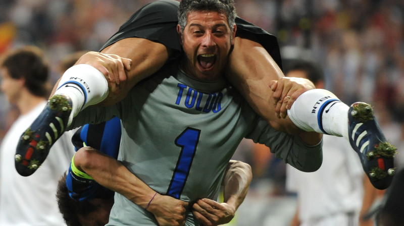 "Inter" futbolisti var līksmot - šis bija viņu gads!
Foto: AFP/Scanpix