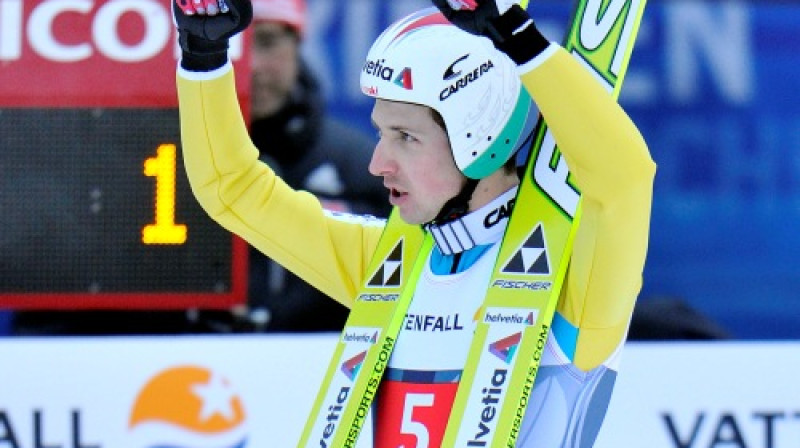 Simons Amans sestdien izcīnīja savu pirmo uzvaru sezonā
Foto: AP/ Scanpix