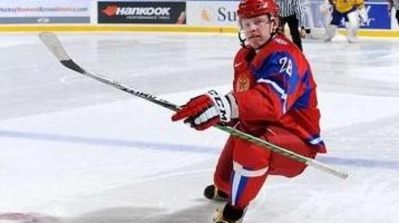 Uzvarošo bullīti Krievijas labā realizēja Deniss Golubevs
Foto: iihf.com