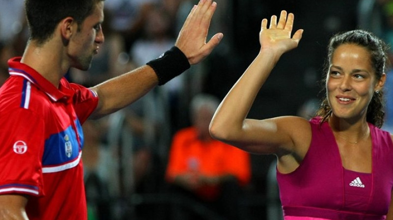 Novaks Džokovičs un Ana Ivanoviča
Foto: www.hopmancup.com