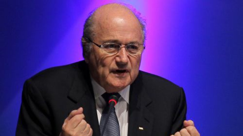 FIFA prezidents Zeps Blaters
Foto: AFP/Scanpix