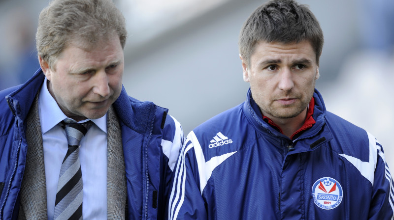 Aleksandrs Starkovs un Marians Pahars
Foto: Romāns Kokšarovs, Sporta Avīze, f64