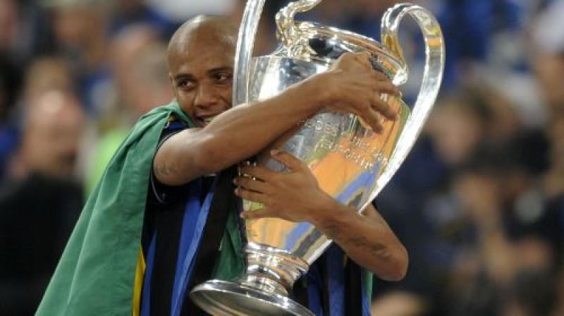 Maikons pērnā gada maijā pēc uzvaras Čempionu līgā
Foto: AFP/Scanpix